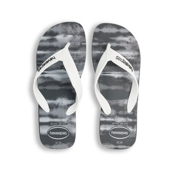 Ciabatte infradito nere e bianche da uomo Havaianas Surf, Brand, SKU p422000479, Immagine 0